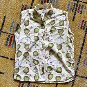 Vintage Pommes / Pear / Citron top 🍐🍏